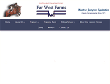 Tablet Screenshot of farwestfarms.com